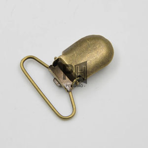 Attache-sucette en métal bronze, clip robuste, 15 20 25 30 35 mm, clips pour bretelles, <span class=keywords><strong>porte</strong></span>-bavoir, clips pour bretelles en laiton antique - Product Image 4