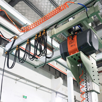 Palans électriques intelligents montés sur chariot 600kg 500kg 300kg, équilibreur servo intelligent avec chariot de déplacement pour grue KBK