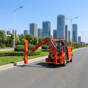 Taille-haie sur camion diesel personnalisable à longue portée pour l'aménagement paysager routier avec tête rotative de 0 à 300° et fonctionnement à 360° - Product Image 6