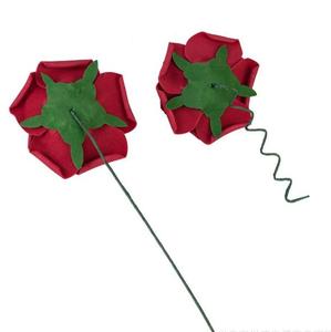 <span class=keywords><strong>Rosas</strong></span> artificiales de espuma de PE, cabezas de <span class=keywords><strong>rosas</strong></span> rojas de aspecto Real para ramos de boda artesanales, arreglos de centros de mesa, 25 uds. - Product Image 3