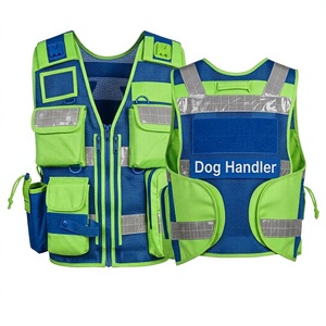 Chaleco de seguridad de alta visibilidad, cómodo e impermeable para adiestradores de perros - Product Image 3