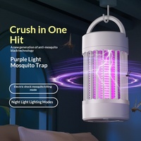 Lampe anti-moustiques électrique transfrontalière - Puissant tue-insectes domestique d'intérieur avec veilleuse LED IP33 - Garantie 1 an