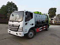 Camion de collecte des déchets de cuisine robuste 6000L 4x2, véhicule de recyclage des déchets organiques pour l'assainissement urbain