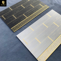 Matériaux de construction de Foshan, grande dalle de carrelage, carrelage antique pour maison, revêtement de sol et de mur, carrelage en porcelaine à veinage doré mat, aspect bois blanc