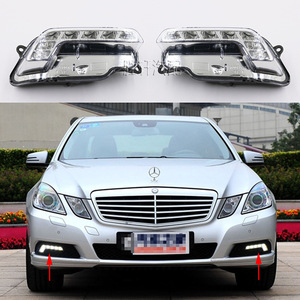 ไฟตัดหมอก LED Mercedes-Benz E-Class W212 W207 พร้อมไฟ DRL สำหรับวิ่งกลางวัน  ติดตั้งกับกันชนหน้า ปี 2009-2010 ชุดอัพเกรด - Product Image 1