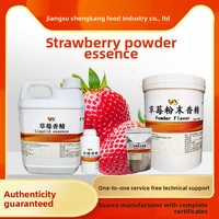 La saveur extra épaisse de poudre de fraise pour l'appât de poisson pour les desserts solides de thé de lait de boisson augmente l'arôme dans les ingrédients ajoutés