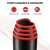 Conception personnalisée respectueuse de l'environnement Base en caoutchouc naturel pour PC Tapis de souris de jeu étanche à transfert de chaleur pour bureau à domicile
