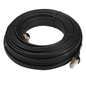 Bochara chapado en oro plano Cat8 Ethernet Rj45 <span class=keywords><strong>Cable</strong></span> macho <span class=keywords><strong>a</strong></span> macho multiblindado <span class=keywords><strong>para</strong></span> módem enrutador red LAN 5m 10m 15M 20m - Product Image 5