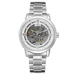 Wholesale Classic Tourbillon <b>Skeleton</b> <b>Automatic</b> <b>Watch</b> for Men Luminous Waterproof Roman Numerals Stainless Steel Business <b>Watch</b> - Product Image 5