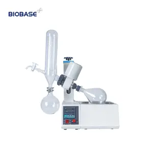 Biobase Evaporador industrial de sistema duplo PTFE resistente a produtos químicos com função de temporizador