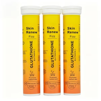 Complément alimentaire en comprimés effervescents au glutathion contenant de la vitamine C, qui a des effets blanchissants sur la peau et élimine les taches de rousseur