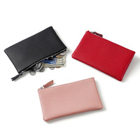 Dompet Panjang Kulit Asli Pabrik untuk Wanita Pria, Dompet Koin Resleting, Tempat Uang, Tempat Kartu Kredit, Tempat Ponsel, Tempat Makeup