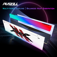 PUSKILL RAM RGB 16GB DDR4 UDIMM Memorial RAM DDR4 32GB for Desktop Computer Gaming Memory RAM 1.2V 3200MHZ 3600MHZ in Stock