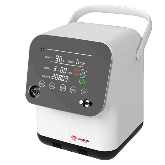 Portable Medical Remote Control Oxygenerator 5l Handle Mini Oxygen Concentrator for Vet