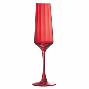 Set di 6 Flûte in Vetro da 250ml Rosse - Product Image 3