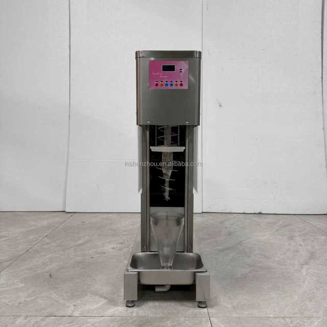 Mini Bending Mixer Mixing Machine for Yogurt Milkshake Real Fresh Fruit Swirl Drill Flavorama Soft Ice Cream Blender