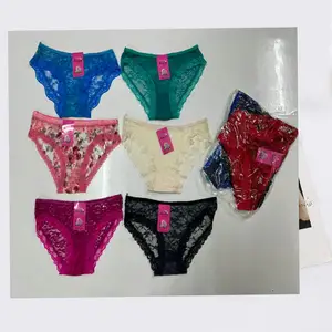 0.24 Dollar Model CG062 Size FREE Stock Ready Stretchy Briefs Low Waist Ladies Underwear Panties With All Colors