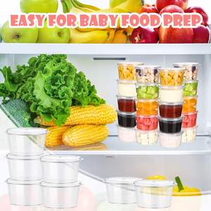 Vasos Desechables de PP para Salsas con Tapa Abatible, Vasos de Plástico Ecológicos para Salsas - Product Image 3