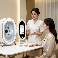 Analyseur de peau portable, machine d'analyse faciale professionnelle, scanner de peau du visage pour salon de beauté et usage esthétique