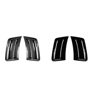 Mercedes-Benz Classe C W204 S204 Décalcomanie de Voiture en Fibre de Carbone pour Grille Latérale d'Admission d'Air 2007-2010 Droite Adhésive ABS - Product Image 2