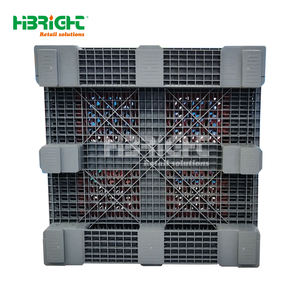 Contenedor de almacenamiento plegable de plástico resistente, tipo jaula, con forma de cubo, para almacén. - Product Image 5