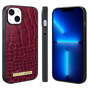 VIETAO Logo personnalisé pour étui de téléphone en cuir PU <span class=keywords><strong>crocodile</strong></span> pour <span class=keywords><strong>iPhone</strong></span> 16 15 Pro Max 14Pro Vente en gros depuis Guangzhou - Product Image 5