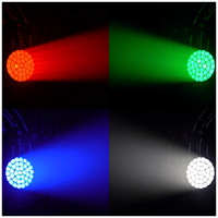 Projecteur LED professionnel 37x40W RGBW 4-en-1 à tête mobile, effet Bee Eye, contrôle individuel des pixels, zoom, faisceau, wash, DMX512 pour grandes scènes de concert