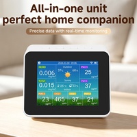Station météo intelligente Wi-Fi 2026 avec prévisions météo et moniteur de qualité de l'air (PM2.5/PM10 CO2) multifonction 15-en-1