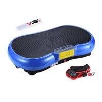 Plateforme vibrante pour entraînement du corps entier, plateforme vibrante pour entraînement et mise en forme à domicile avec télécommande, 99 niveaux de vitesse