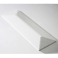 Carreaux muraux décoratifs d'art de ciment concaves et convexes en relief 3d modernes en forme de pyramide classique pour l'intérieur et l'extérieur