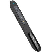 Presentador Inalámbrico N27 BLE con Puntero Láser Rojo, Control Remoto USB con Puntero Láser para Presentaciones de Powerpoint (Negro o Blanco)