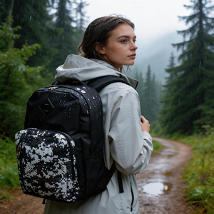 กระเป๋าเป้สะพายห<span class=keywords><strong>ลั</strong></span>งอเนกประสงค์ลายพรางดิจิตอล 300D Oxford กันน้ำ พร้อมช่องเสียบหูฟังและช่องเสียบสายเคเบิล สำหรับเดินป่า ตั้งแคมป์ และท่องเที่ย<span class=keywords><strong>ว</strong></span> - Product Image 2