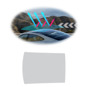 130*9*9cm TPU <span class=keywords><strong>Film</strong></span> <span class=keywords><strong>de</strong></span> lucarne <span class=keywords><strong>de</strong></span> voiture rejet <span class=keywords><strong>UV</strong></span> 99% <span class=keywords><strong>Film</strong></span> solaire <span class=keywords><strong>de</strong></span> fenêtre <span class=keywords><strong>de</strong></span> Protection pour Porsche Taycan 2020-2024 - Product Image 1