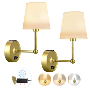 <b>Wall</b> <b>Lights</b> with Detachable Rechargeable Battery,Wireless LED <b>Wall</b> Lamp with <b>Remote</b>,7 RGB & 3 Color Modes for Hallway Home Decor - Product Image 1