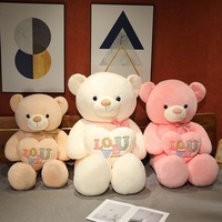 Ours en peluche le plus vendu, en polyester, design coussin moelleux, cadeau idéal pour la Saint-Valentin et les anniversaires