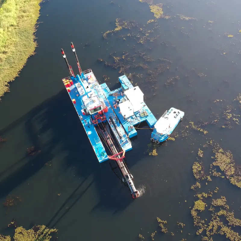 Chinese Goedkope Prijs Zand Baggerschip Boot Goud Baggeren Machines Snijkopzuiger Voor Rivier Baggeren