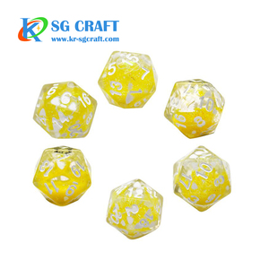 Xúc Xắc D20 <span class=keywords><strong>1000</strong></span> Mặt Chất Lỏng RPG DnD Tabletop Games Workout Fruit Core <span class=keywords><strong>Dice</strong></span> Với Trung Tâm Lấp Lánh - Product Image 6