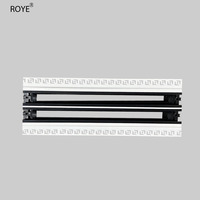 Grille de sortie d'air de climatisation centrale en alliage d'aluminium durable, forme rectangulaire, design encastré pour CVC