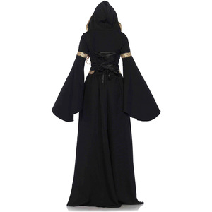 Nuevo <span class=keywords><strong>disfraz</strong></span> de corte Retro Medieval europeo, <span class=keywords><strong>disfraz</strong></span> de <span class=keywords><strong>bruja</strong></span> <span class=keywords><strong>malvada</strong></span> negra, <span class=keywords><strong>disfraz</strong></span> de Halloween, 2017 - Product Image 2