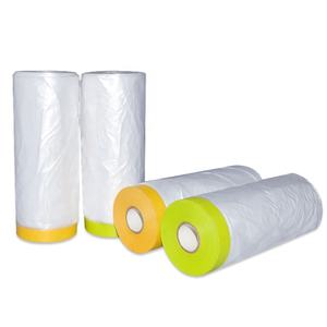 <span class=keywords><strong>Film</strong></span> de masquage pré-collé 110cm X 33m rouleau de peinture en plastique pour masque à main - Product Image 2