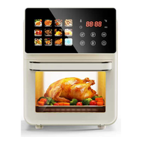 Freidora de Aire Doméstica, Gran Capacidad, Freidora Eléctrica con Ventana, Horno Eléctrico Automático Multifunción, Horno de Aire, Venta al por Mayor para Regalos