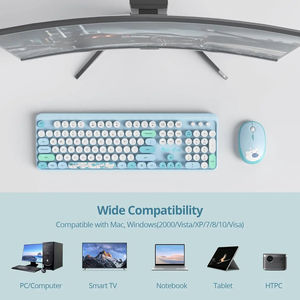 Mofii Wireless Keyboard and Mouse Combo 2.4G Full-Sized Keyboard Quiet Click Keyboard and Mouse for <b>Computer</b>/Smart TV - Product Image 3