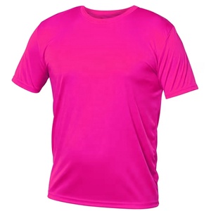 T-shirts pour hommes à coupe classique, col rond, uni, avec logo imprimé numériquement sur le devant, broderie 3D, manches courtes, séchage rapide, respirant - Product Image 6