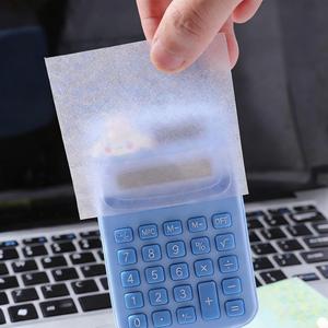 Juego de 50 Hojas de Notas Adhesivas Transparentes con Diseño de Flores de la Suerte, Blocs de Notas Autoadhesivos con Frases Motivadoras para Oficina - Product Image 4