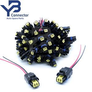 211PC022S0049 Sicma 1,5 mm vrouwelijke <span class=keywords><strong>2</strong></span>-pins zuurstofsensor kabelboom voor BMW Peugeot Fiat - Product Image 1