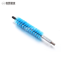 Brosse pour condenseur d'air Brosse de nettoyage pour tubes en nylon Brosse métallique pour tuyaux en double spirale prix