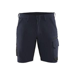 BLAKLADER - 142316458699C46 Pantalones cortos de Servicio 4 vías elásticos Azul marino oscuro/Negro-PANTALONES DE TRABAJO EAN 7330509823132 PANTALONES CORTOS DE TRABAJO - Product Image 1