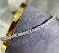 Pulsera Unisex de Lujo con Cadena y Eslabones de Oro de 18K y Diamantes Cultivados Completos - Suministro Directo de Fábrica Personalizable