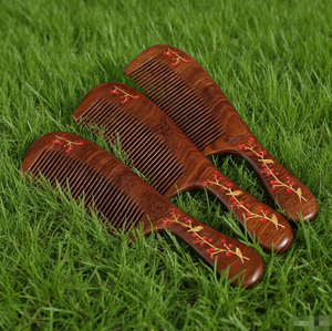 Portable Household Sandalwood <b>Massage</b> <b>Hair</b> Comb - Product Image 2