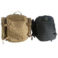 Sac à dos tactique Squad Medic avec pochettes latérales détachables Panneau avant Molle Grande capacité Grand volume